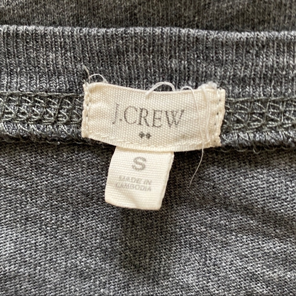 J Crew Gray Sweater Light Weight Size S - Picture 4 of 5